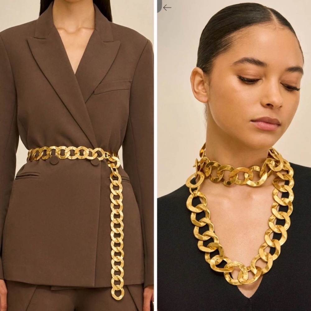 NEW CULT GAIA DULCE BELT ANTIQUE BRASS $398